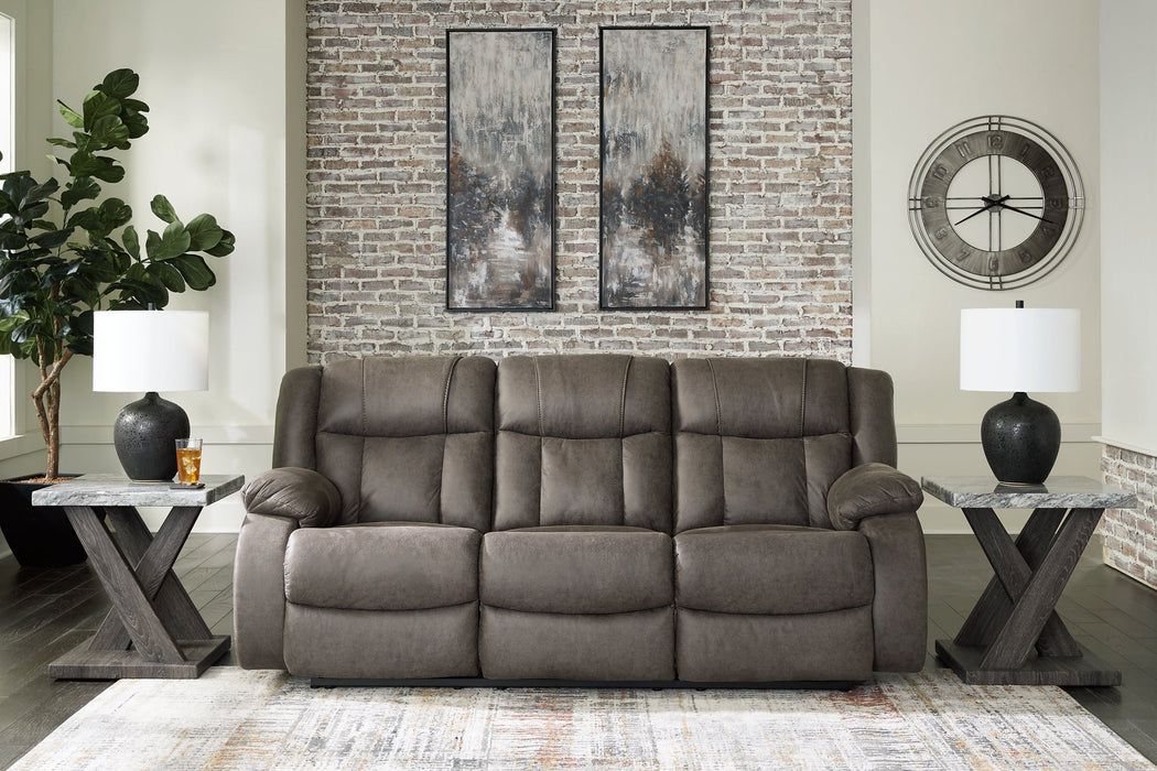 First Base Reclining Sofa - Affordable Home Luxury