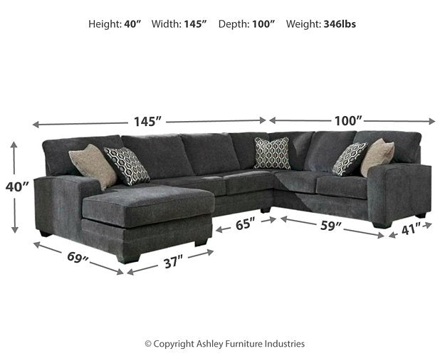 Tracling 3-Piece Sectional with Chaise - Affordable Home Luxury