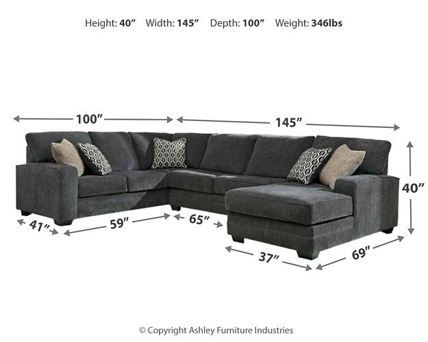 Tracling 3-Piece Sectional with Chaise - Affordable Home Luxury