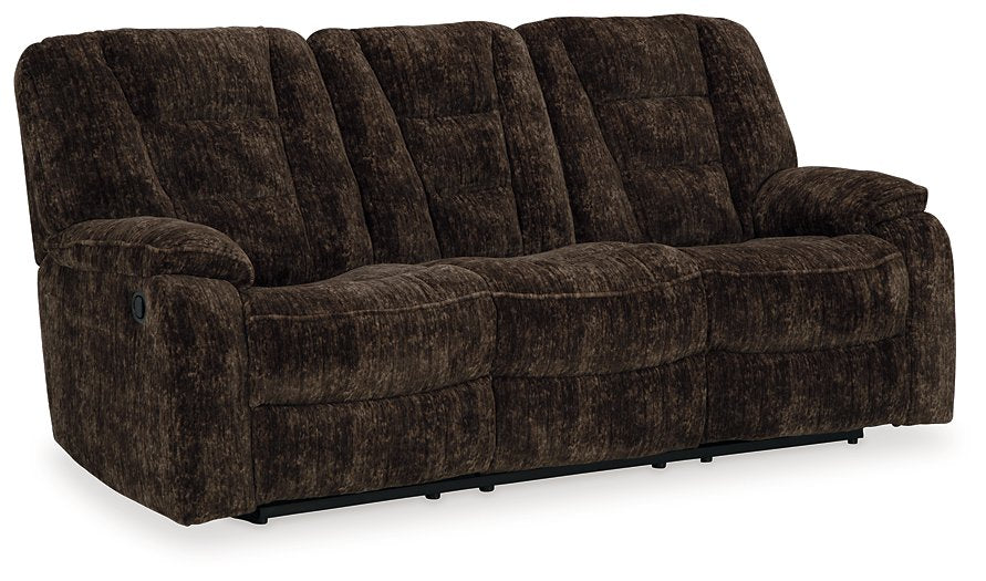 Soundwave Reclining Sofa with Drop Down Table - Affordable Home Luxury