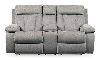 Mitchiner Reclining Loveseat with Console - Affordable Home Luxury