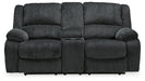 Draycoll Power Reclining Loveseat with Console - Affordable Home Luxury