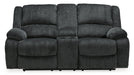 Draycoll Power Reclining Loveseat with Console - Affordable Home Luxury