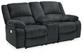 Draycoll Power Reclining Loveseat with Console - Affordable Home Luxury