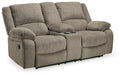 Draycoll Reclining Loveseat with Console - Affordable Home Luxury