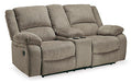 Draycoll Reclining Loveseat with Console - Affordable Home Luxury