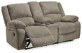 Draycoll Reclining Loveseat with Console - Affordable Home Luxury