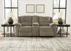 Draycoll Reclining Loveseat with Console - Affordable Home Luxury