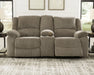 Draycoll Reclining Loveseat with Console - Affordable Home Luxury