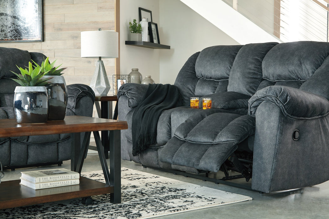 Capehorn Reclining Loveseat with Console - Affordable Home Luxury