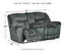 Capehorn Reclining Loveseat with Console - Affordable Home Luxury