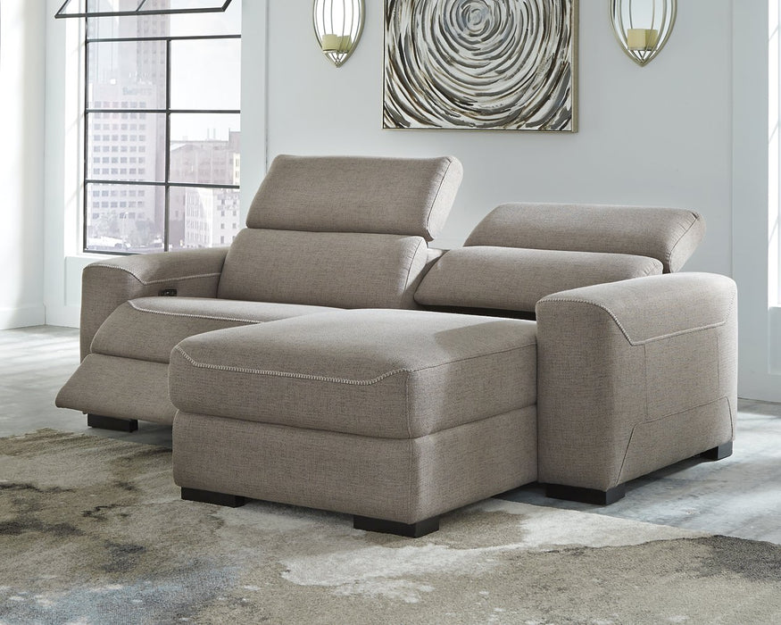 Mabton Power Reclining Sectional with Chaise - Affordable Home Luxury