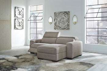 Mabton Power Reclining Sectional with Chaise - Affordable Home Luxury