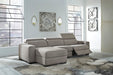 Mabton Power Reclining Sectional with Chaise - Affordable Home Luxury