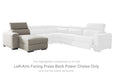 Mabton Power Reclining Sectional with Chaise - Affordable Home Luxury