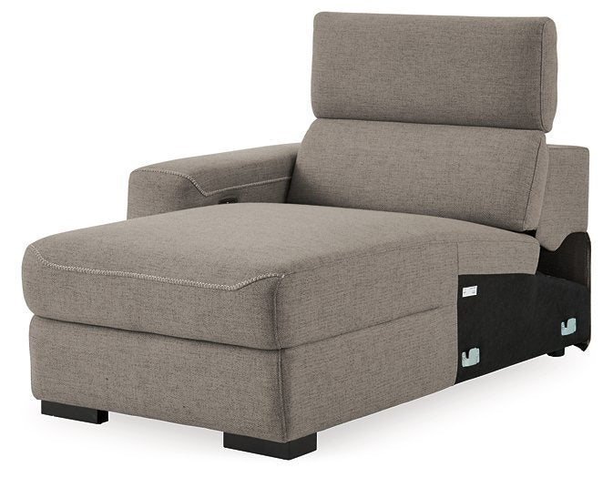 Mabton Power Reclining Sectional with Chaise - Affordable Home Luxury