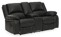 Calderwell Reclining Loveseat with Console - Affordable Home Luxury