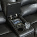 Calderwell Power Reclining Loveseat with Console - Affordable Home Luxury