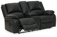 Calderwell Reclining Loveseat with Console - Affordable Home Luxury