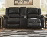 Calderwell Reclining Loveseat with Console - Affordable Home Luxury