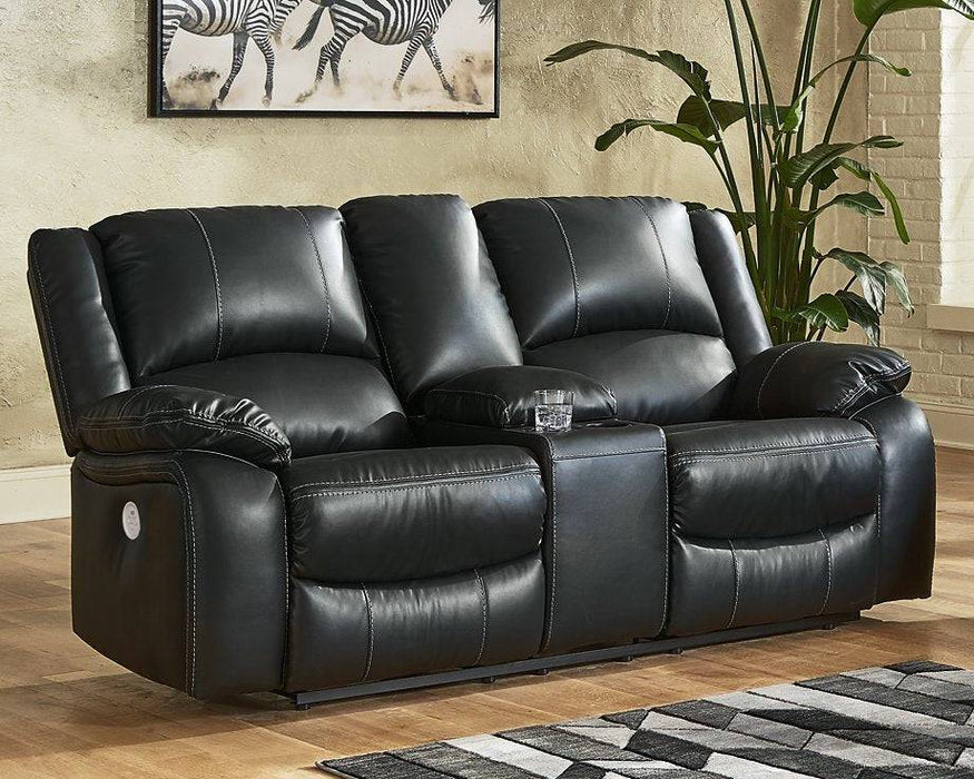 Calderwell Power Reclining Loveseat with Console - Affordable Home Luxury