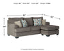 Dorsten Sofa Chaise - Affordable Home Luxury