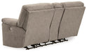 Cavalcade Power Reclining Loveseat with Console - Affordable Home Luxury