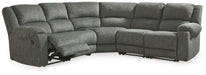 Goalie Reclining Sectional - Affordable Home Luxury