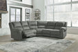 Goalie Reclining Sectional - Affordable Home Luxury