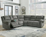 Goalie Reclining Sectional - Affordable Home Luxury