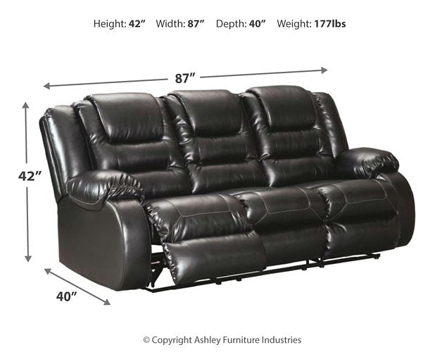 Vacherie Reclining Sofa - Affordable Home Luxury