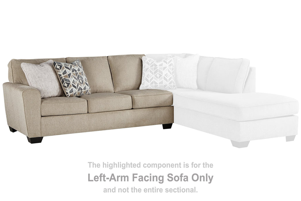 Decelle 2-Piece Sectional with Chaise - Affordable Home Luxury