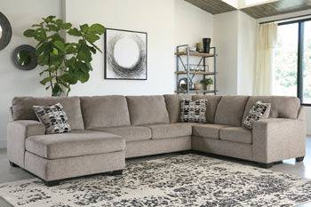 Ballinasloe 3-Piece Sectional with Chaise - Affordable Home Luxury