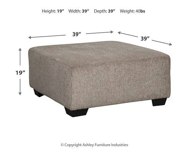 Ballinasloe Oversized Ottoman - Affordable Home Luxury