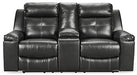 Kempten Reclining Loveseat with Console - Affordable Home Luxury