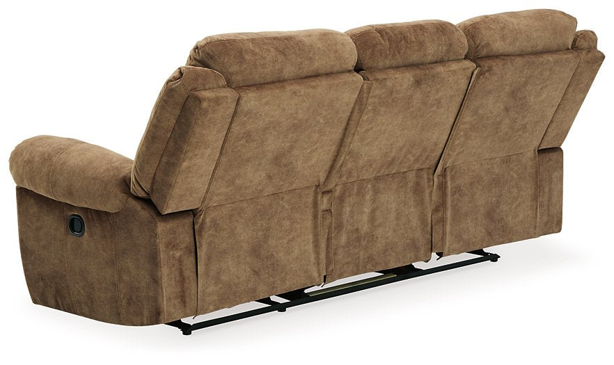 Huddle-Up Reclining Sofa with Drop Down Table - Affordable Home Luxury