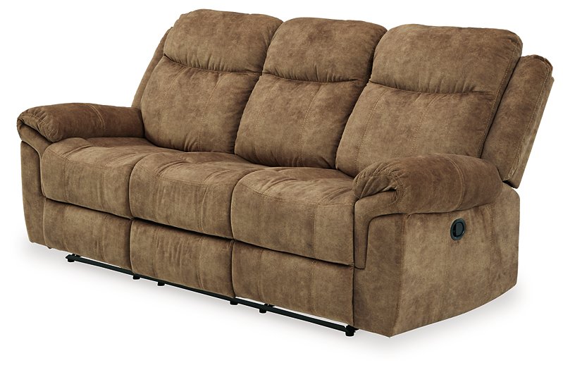 Huddle-Up Reclining Sofa with Drop Down Table - Affordable Home Luxury