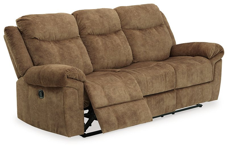 Huddle-Up Reclining Sofa with Drop Down Table - Affordable Home Luxury