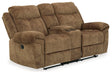 Huddle-Up Glider Reclining Loveseat with Console - Affordable Home Luxury