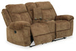 Huddle-Up Glider Reclining Loveseat with Console - Affordable Home Luxury