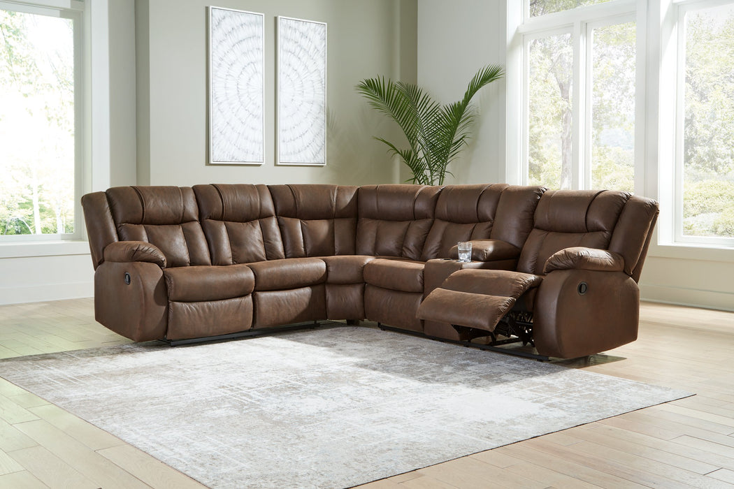 Trail Boys 2-Piece Reclining Sectional - Affordable Home Luxury