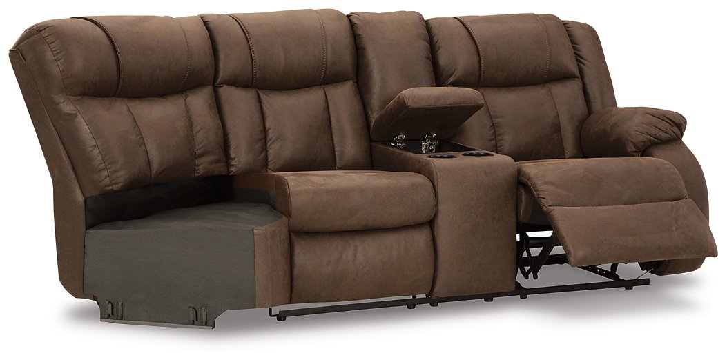 Trail Boys 2-Piece Reclining Sectional - Affordable Home Luxury