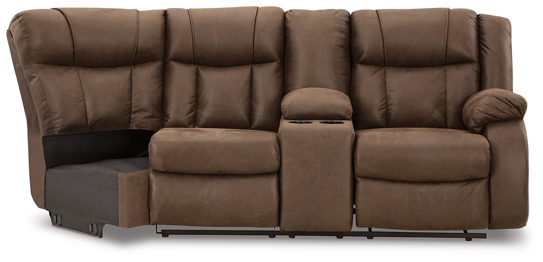 Trail Boys 2-Piece Reclining Sectional - Affordable Home Luxury