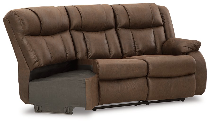 Trail Boys 2-Piece Reclining Sectional - Affordable Home Luxury