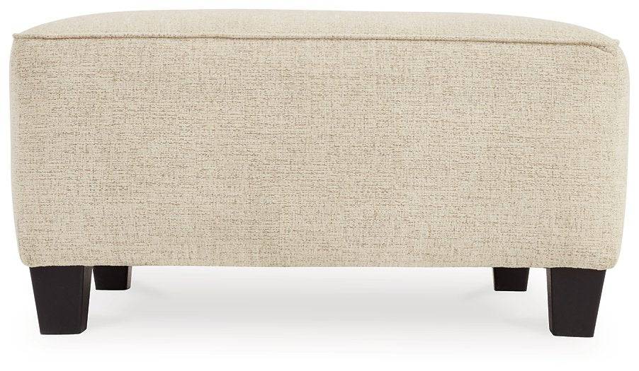 Abinger Oversized Accent Ottoman - Affordable Home Luxury