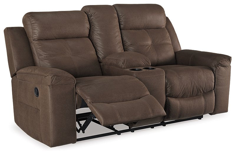 Jesolo Reclining Loveseat with Console - Affordable Home Luxury