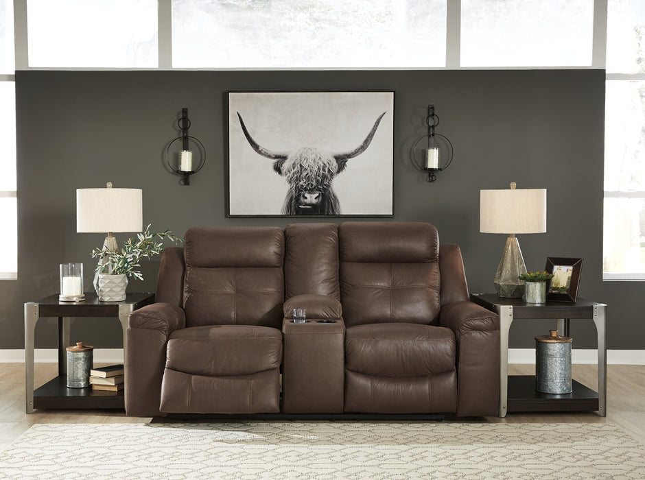 Jesolo Reclining Loveseat with Console - Affordable Home Luxury