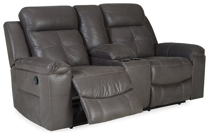 Jesolo Reclining Loveseat with Console - Affordable Home Luxury