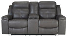 Jesolo Reclining Loveseat with Console - Affordable Home Luxury