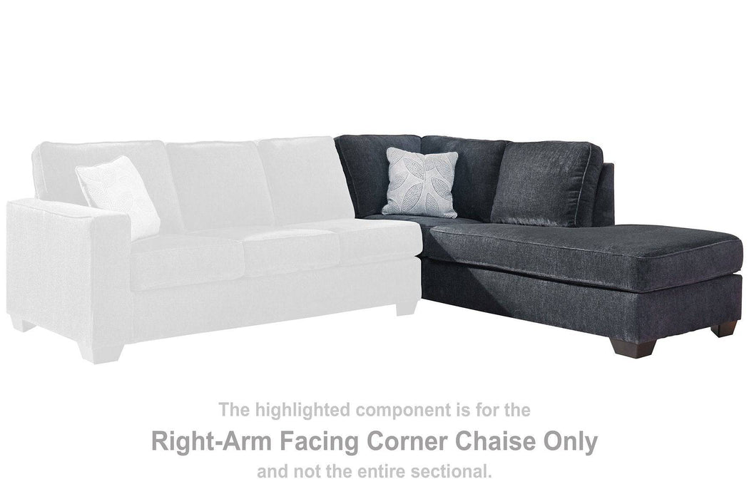 Altari 2-Piece Sleeper Sectional with Chaise - Affordable Home Luxury